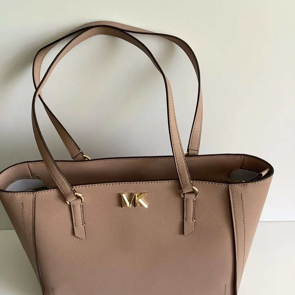 Michael Kors Sylvia Fawn‎ Leather Tote Bag NWT